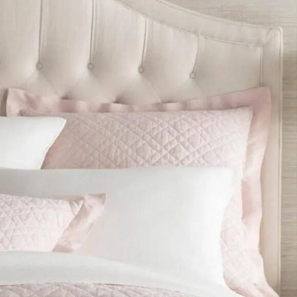 Pine Cone Hill Washed Linen Lavender Quilted Sham - Picture 4 of 4